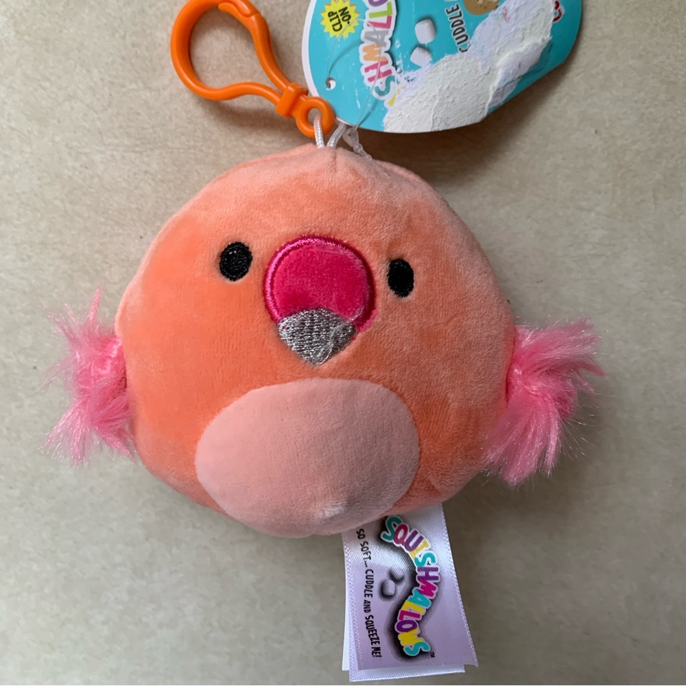 Squishmallows Cody the Flamingo Clip